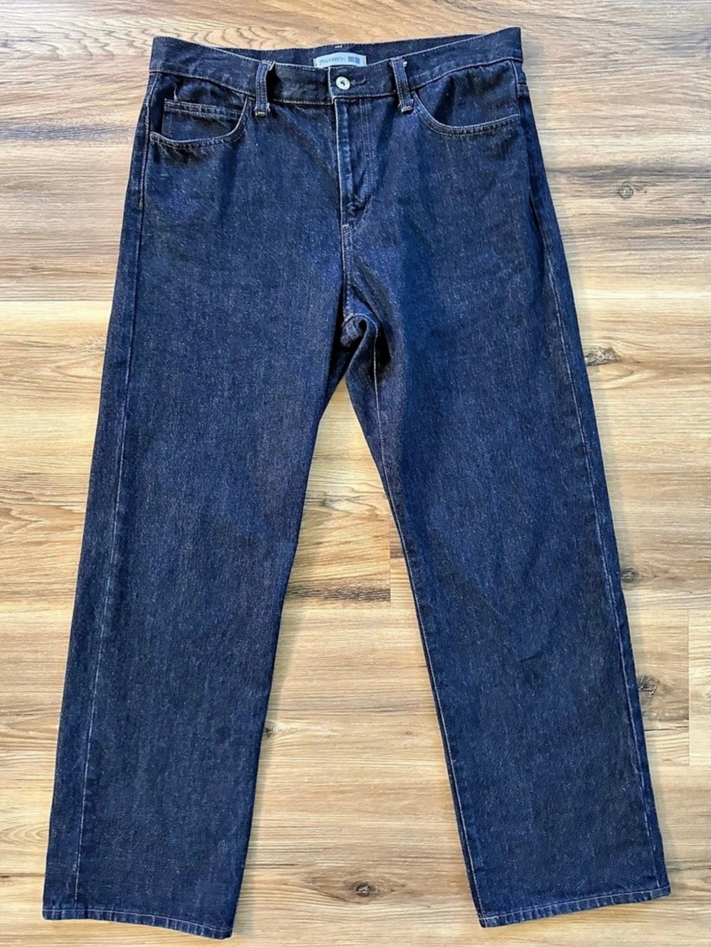 JW Anderson x Uniqlo Straight Leg Jeans in Dark Blue Size 30 - Picture 2 of 8